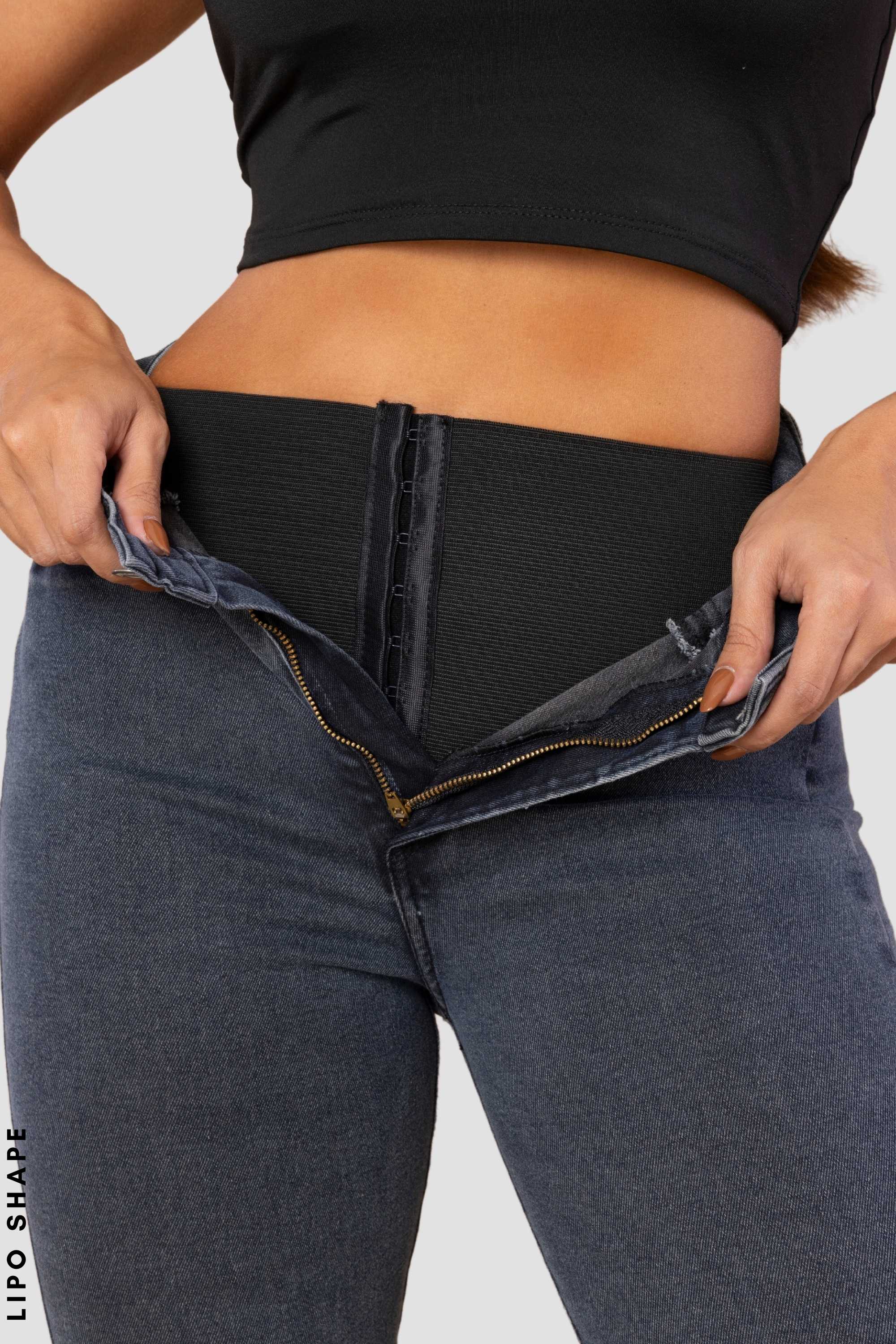 Calça Jeans Com Calca Cinta Modeladora Calça Jeans Feminina Skinny